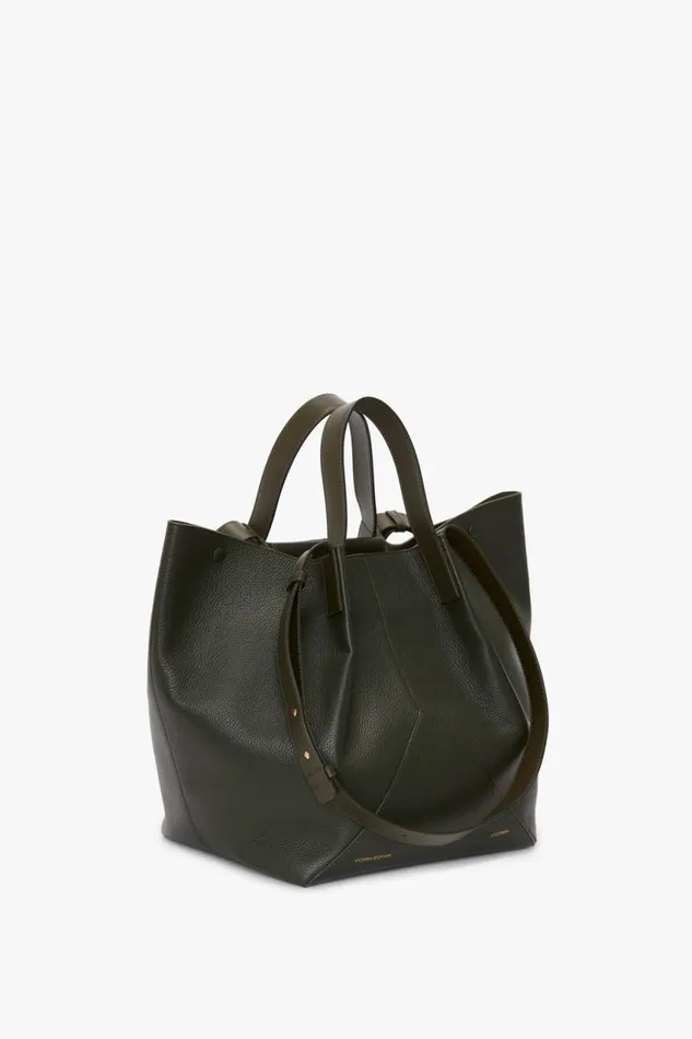 Tote Bags Women Victoria Beckham W11 Jumbo Tote In Loden Leather Tote Bags Women Victoria Beckham W11 Jumbo Tote In Loden Leather