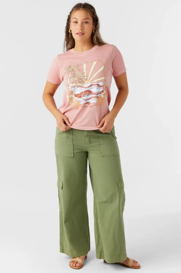 TROPICAL SWELL TEE Rosette Women O039NEILL Clothing