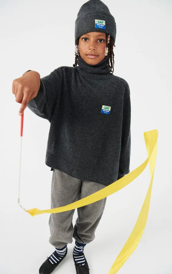 Trousers Vylow Heather Grey Kids American Vintage Joggers Trousers Vylow Heather Grey Kids American Vintage Joggers