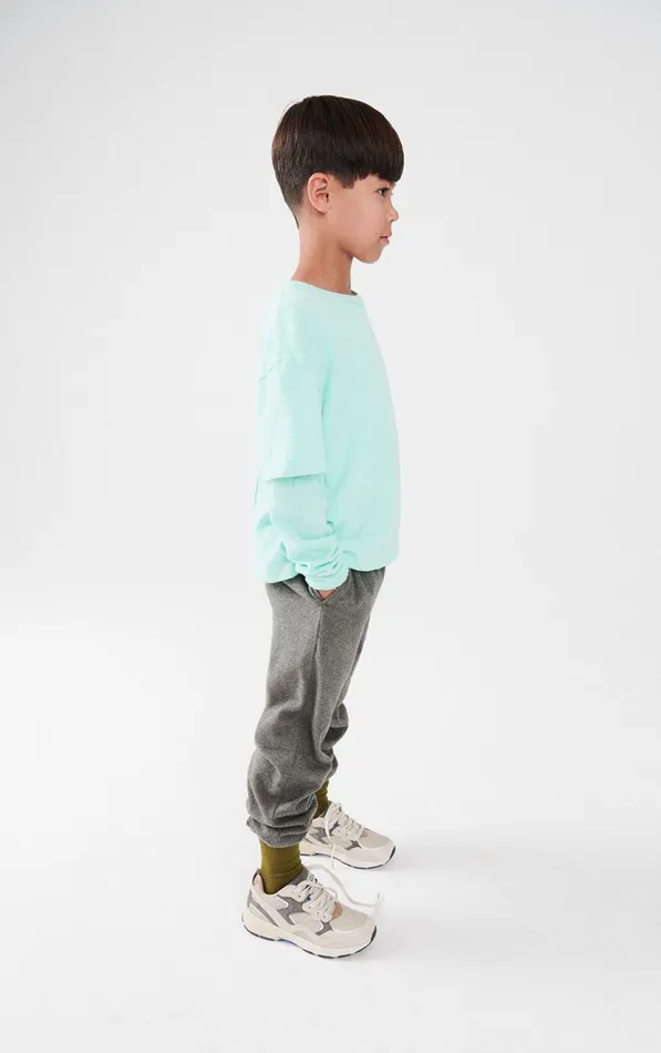 Trousers Vylow Heather Grey Kids American Vintage Joggers Trousers Vylow Heather Grey Kids American Vintage Joggers
