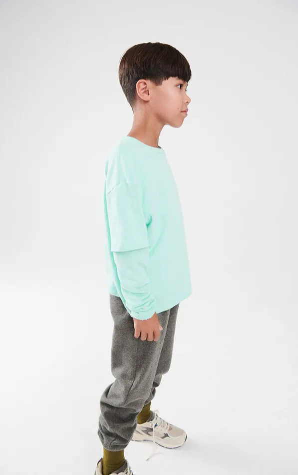 Trousers Vylow Heather Grey Kids American Vintage Joggers Trousers Vylow Heather Grey Kids American Vintage Joggers