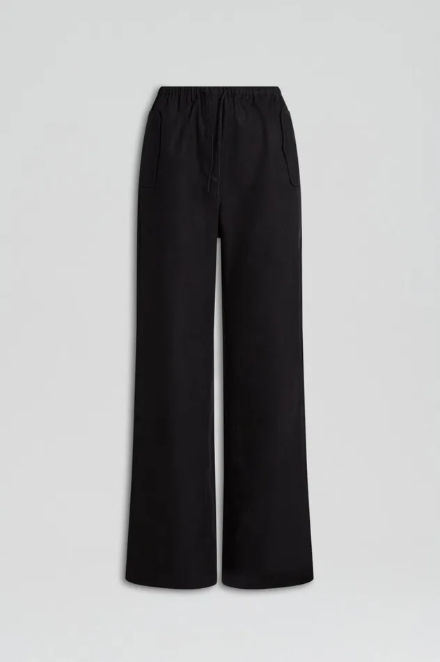 Trousers Women Scanlan Theodore POCKET CARGO Black Trousers Women Scanlan Theodore POCKET CARGO Black