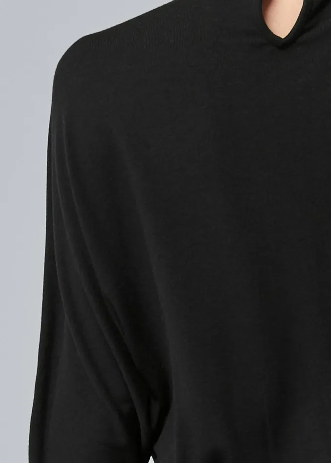 VNECK CASUAL DRESS Black Women VENUS Casual Dresses