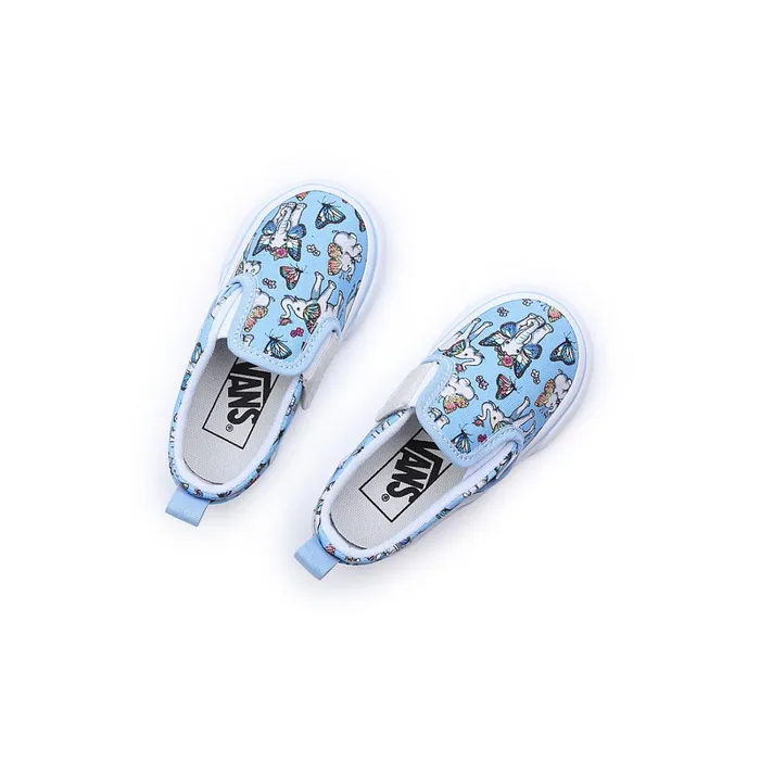 Vans Classics Kids Toddler SlipOn Hook And Loop Shoes 14 Years Blue