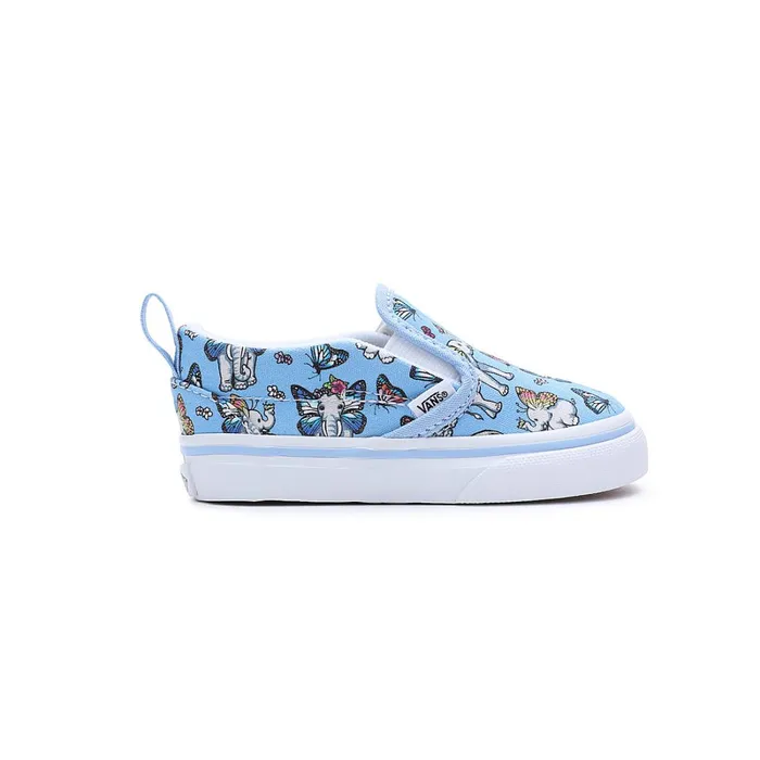 Vans Classics Kids Toddler SlipOn Hook And Loop Shoes 14 Years Blue