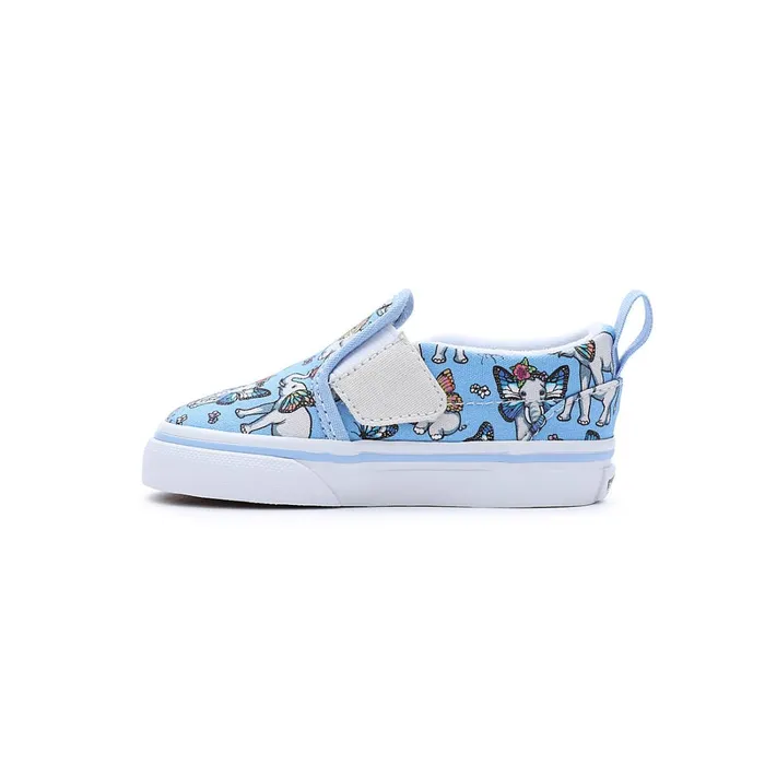 Vans Classics Kids Toddler SlipOn Hook And Loop Shoes 14 Years Blue