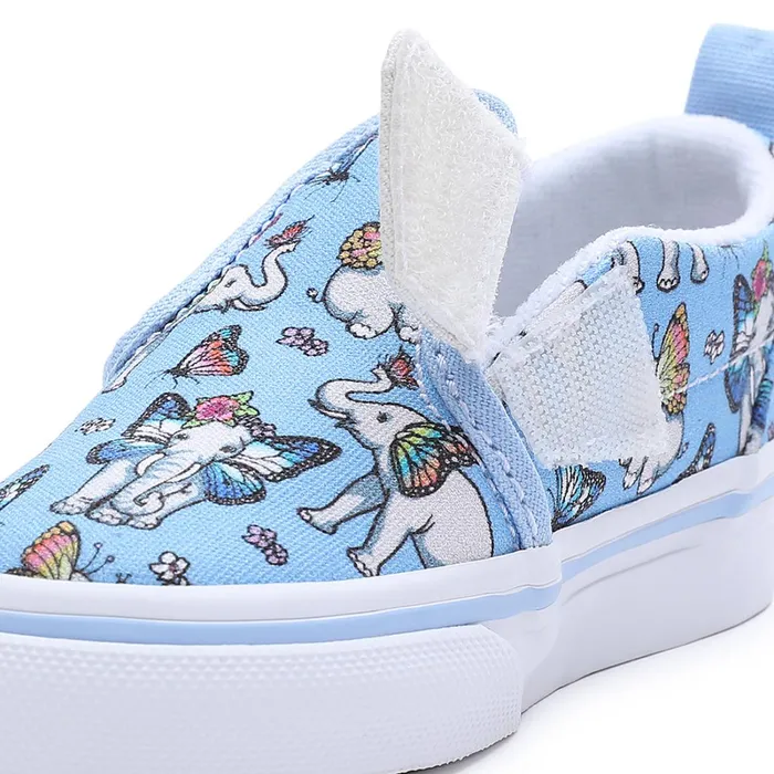 Vans Classics Kids Toddler SlipOn Hook And Loop Shoes 14 Years Blue
