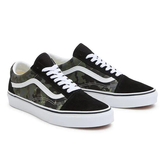 Vans Classics Men Rain Camo Old Skool Shoes Green Grey