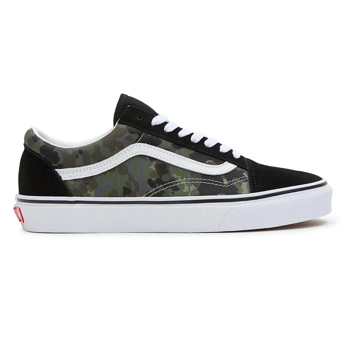 Vans Classics Men Rain Camo Old Skool Shoes Green Grey