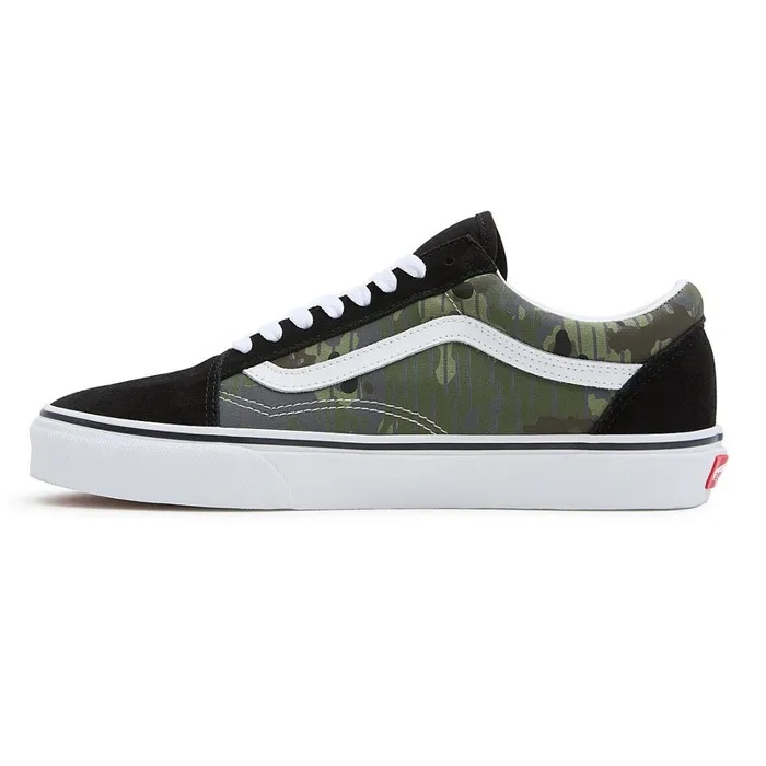 Vans Classics Men Rain Camo Old Skool Shoes Green Grey