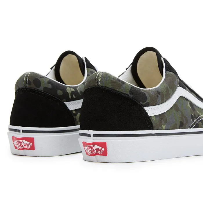 Vans Classics Men Rain Camo Old Skool Shoes Green Grey