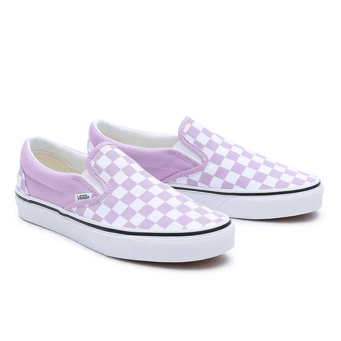 Vans Classics Women Color Theory Classic SlipOn Shoes Purple