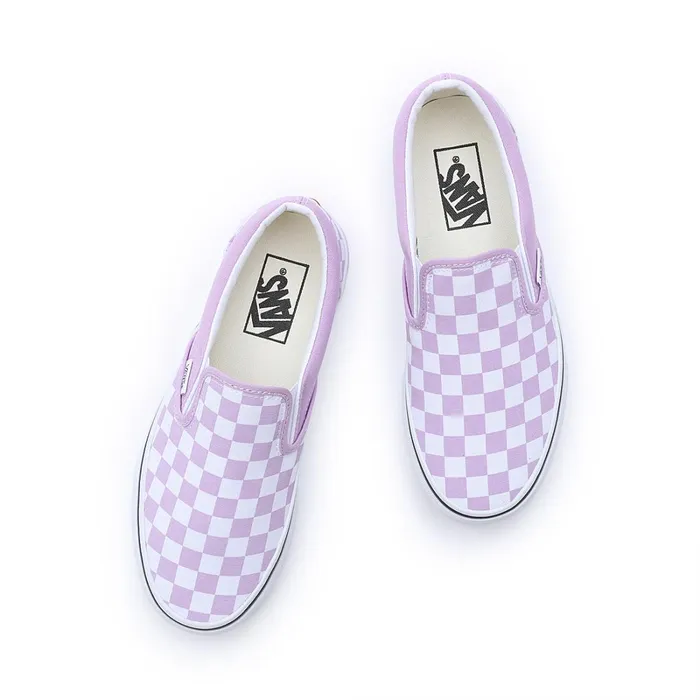 Vans Classics Women Color Theory Classic SlipOn Shoes Purple