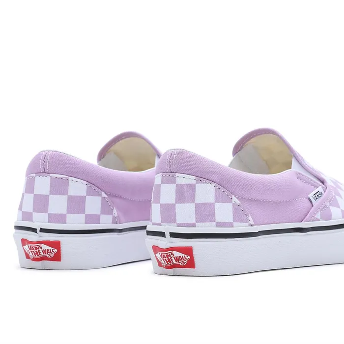 Vans Classics Women Color Theory Classic SlipOn Shoes Purple