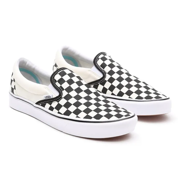 Vans Classics Women Comfycush SlipOn Shoes Black White