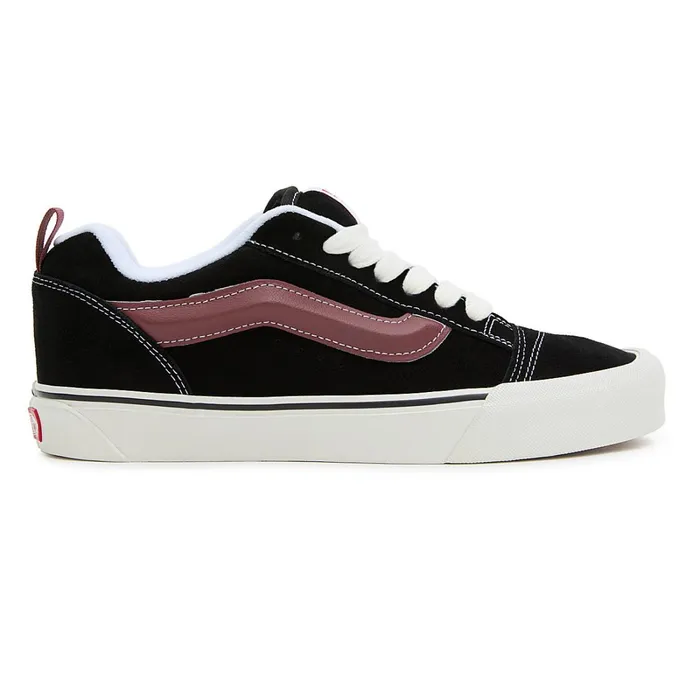 Vans Classics Women Knu Skool Shoes Black Red
