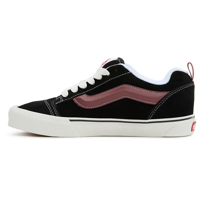 Vans Classics Women Knu Skool Shoes Black Red