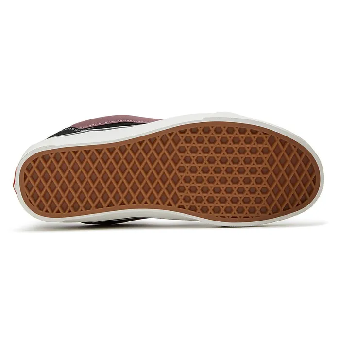 Vans Classics Women Knu Skool Shoes Black Red