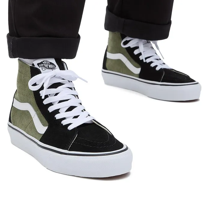 Vans Classics Women Mini Cord Sk8Hi Tapered Shoes Green