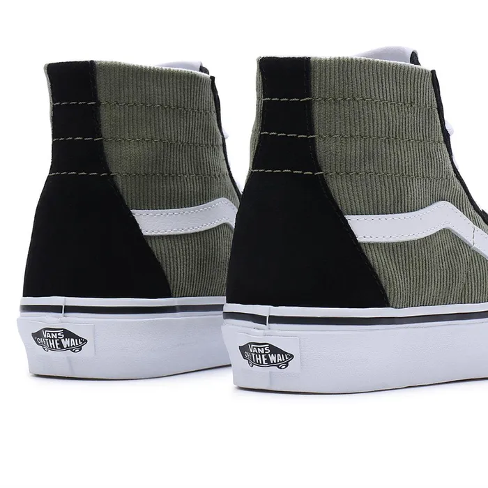 Vans Classics Women Mini Cord Sk8Hi Tapered Shoes Green