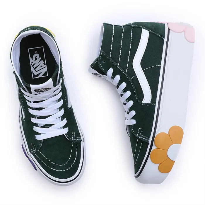Vans Classics Women Sk8Hi Tapered Stackform OSF Shoes Green Grey