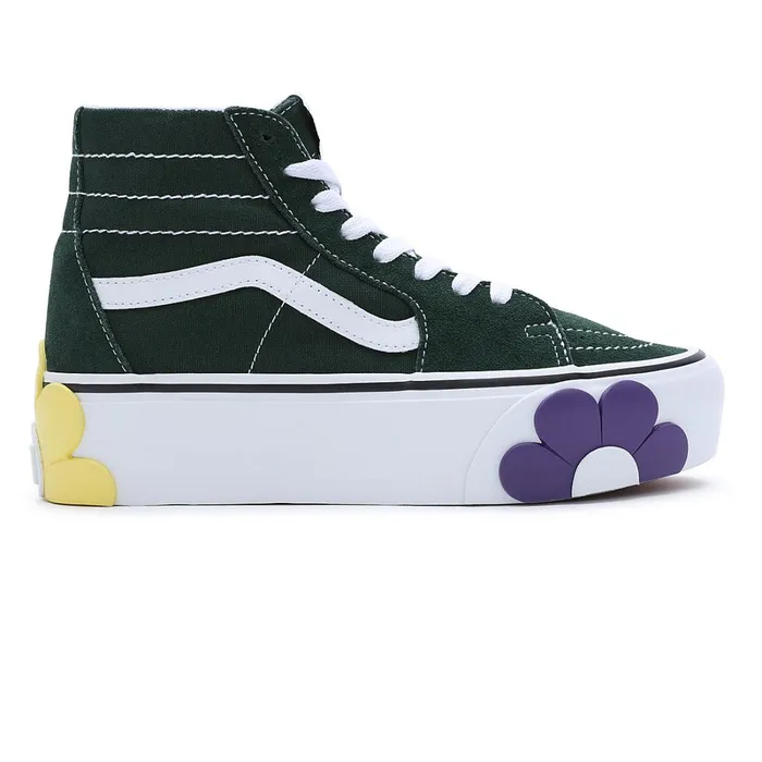 Vans Classics Women Sk8Hi Tapered Stackform OSF Shoes Green Grey