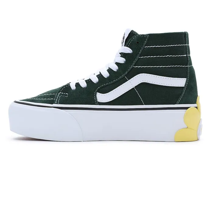 Vans Classics Women Sk8Hi Tapered Stackform OSF Shoes Green Grey