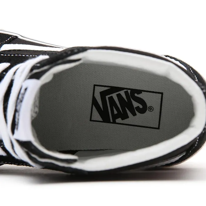 Vans Classics Women SuedeCanvas Sk8Hi Stacked Shoes Black