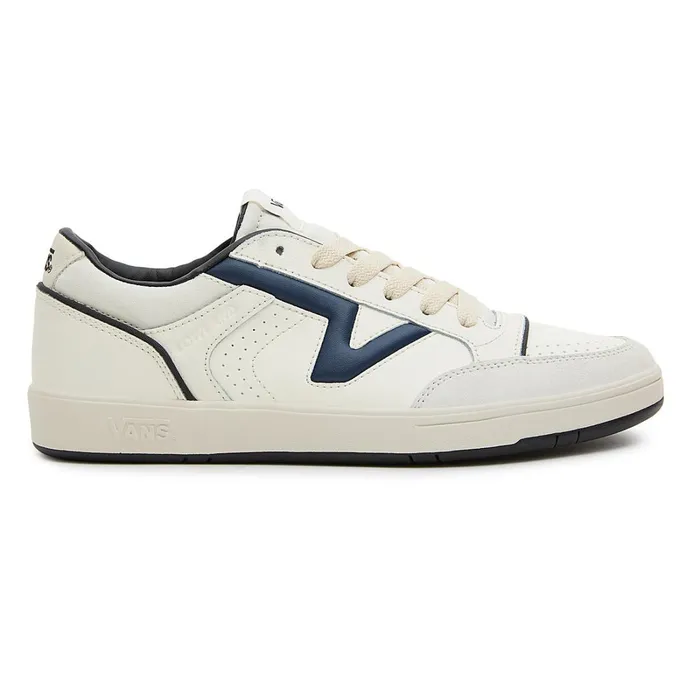 Vans Comfycush Shoes WomenMen Lowland ComfyCush JMP Vintage Leather Shoes White