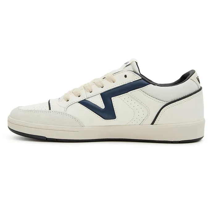 Vans Comfycush Shoes WomenMen Lowland ComfyCush JMP Vintage Leather Shoes White