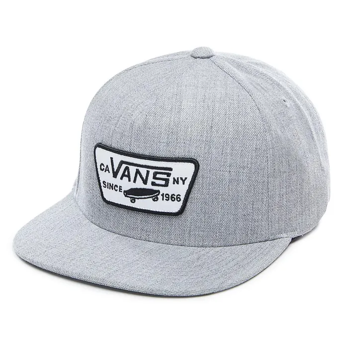 Vans Hats and Beanies Men Full Patch Snapback Hat Grey