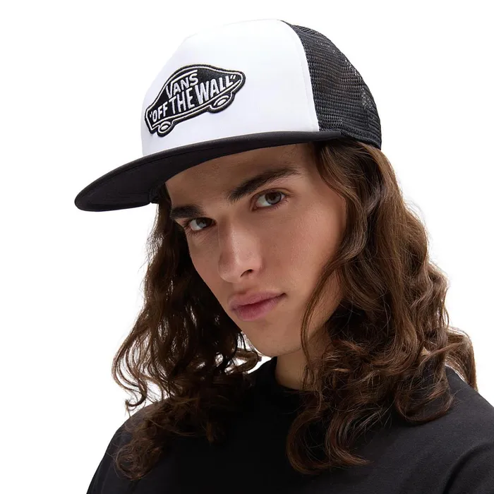 Vans Hats and Beanies Women Classic Patch Trucker Hat White