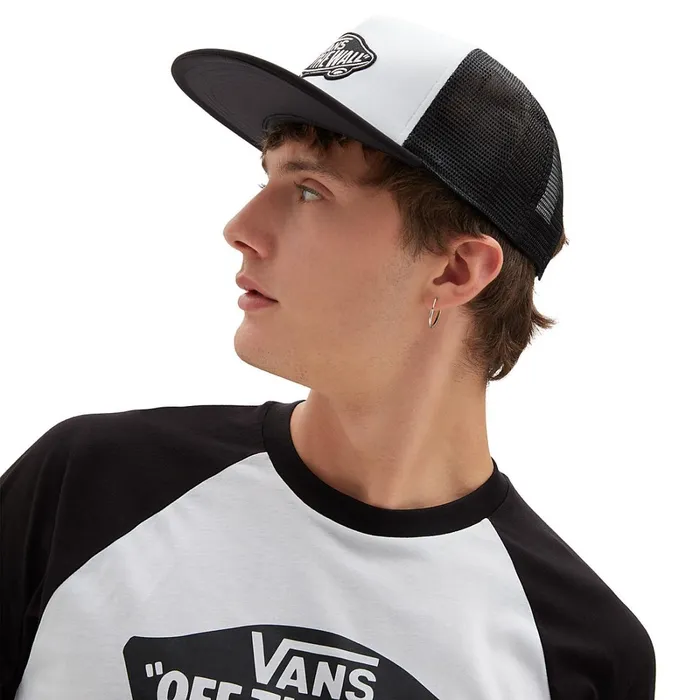 Vans Hats and Beanies Women Classic Patch Trucker Hat White