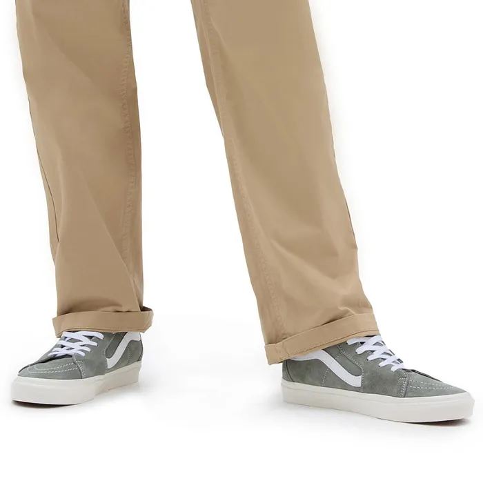 Vans HiTop Shoes Men Pig Suede Sk8Hi Shoes Grey