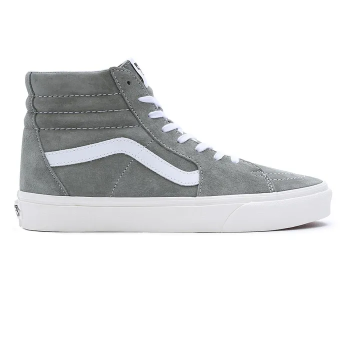 Vans HiTop Shoes Men Pig Suede Sk8Hi Shoes Grey