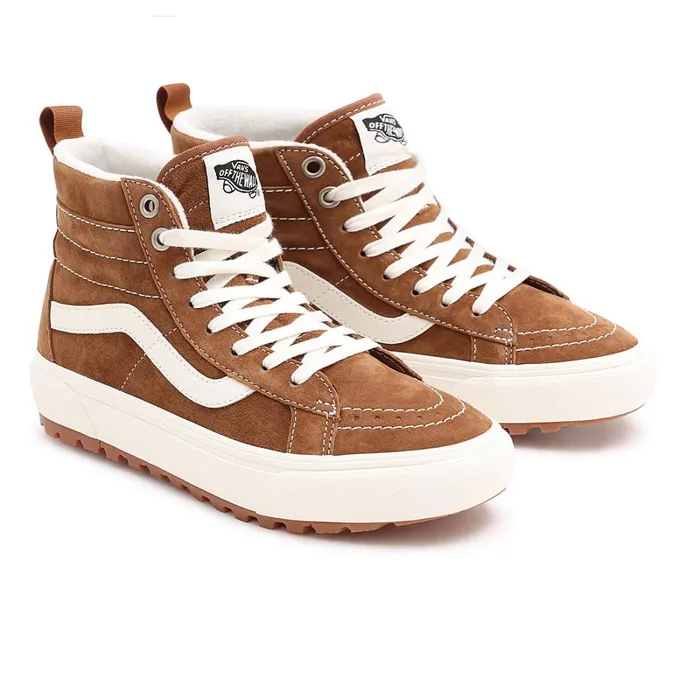 Vans HiTop Shoes Men Sk8Hi MTE1 Shoes Brown