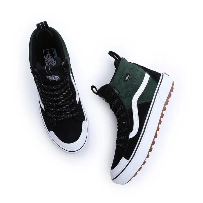 Vans HiTop Shoes Men Sk8Hi MTE2 Shoes Black Green