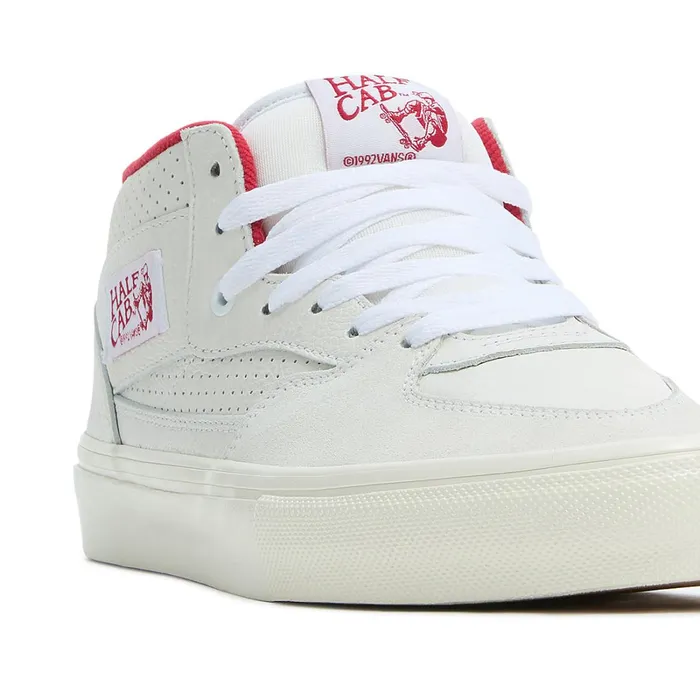 Vans HiTop Shoes Men Skate Half Cab Vintage Sport Shoes White Beige
