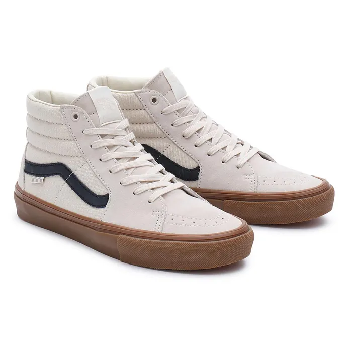 Vans HiTop Shoes Men Skate Sk8Hi Shoes Beige