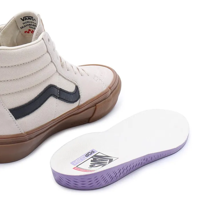 Vans HiTop Shoes Men Skate Sk8Hi Shoes Beige