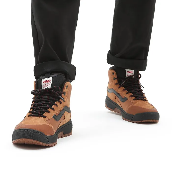 Vans HiTop Shoes Men UltraRange Exo Hi MTE1 Shoes Brown Orange