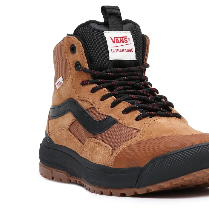 Vans HiTop Shoes Men UltraRange Exo Hi MTE1 Shoes Brown Orange