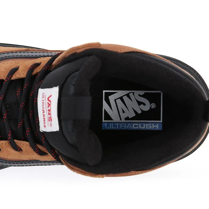 Vans HiTop Shoes Men UltraRange Exo Hi MTE1 Shoes Brown Orange