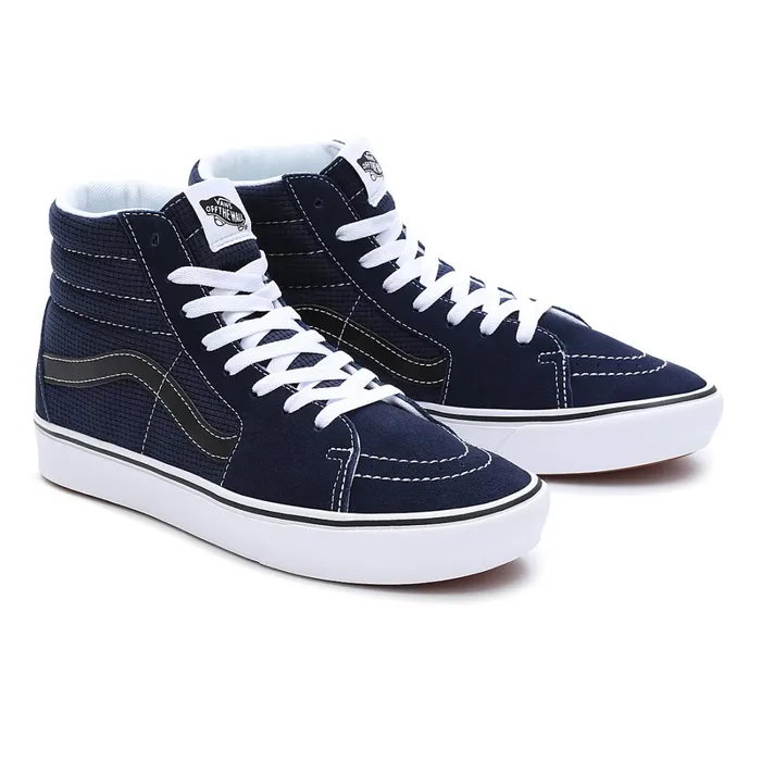 Vans HiTop Shoes Women ComfyCush Sk8Hi Shoes Blue
