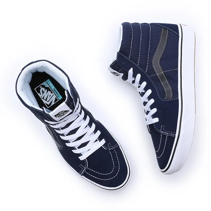 Vans HiTop Shoes Women ComfyCush Sk8Hi Shoes Blue