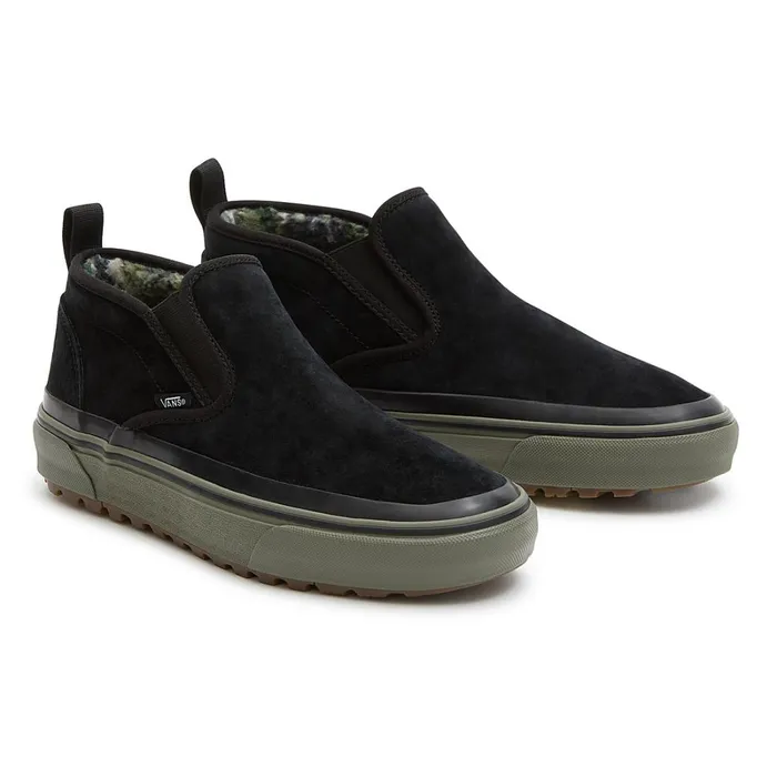 Vans HiTop Shoes Women Rain Camo Mid Slip MTE1 Shoes Green