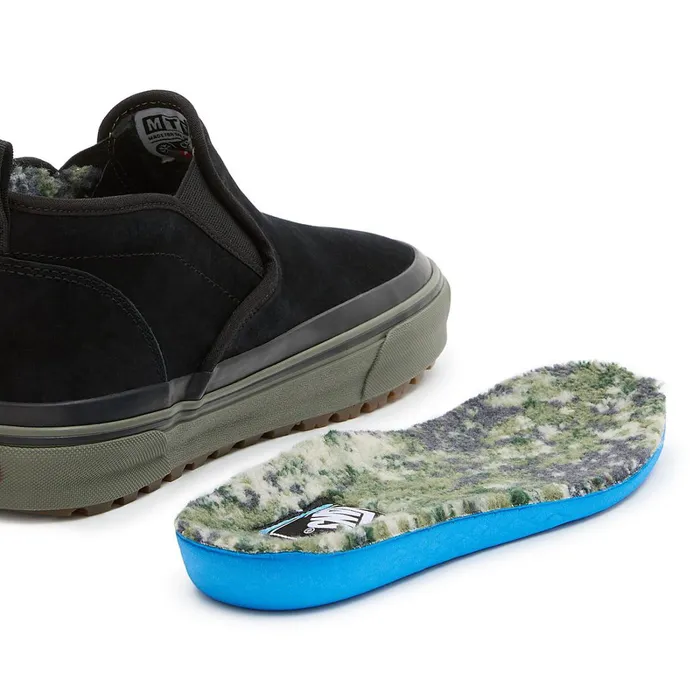 Vans HiTop Shoes Women Rain Camo Mid Slip MTE1 Shoes Green