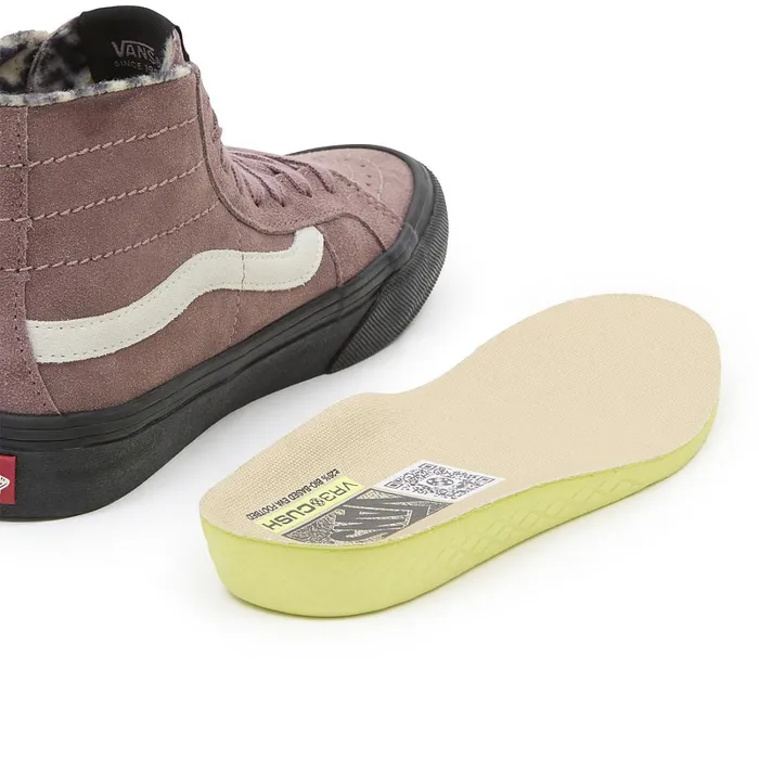 Vans HiTop Shoes Women Sk8Hi 38 Decon VR3 SF Shoes Pink