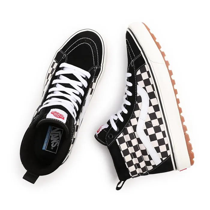 Vans HiTop Shoes Women Sk8Hi MTE1 Shoes Black White