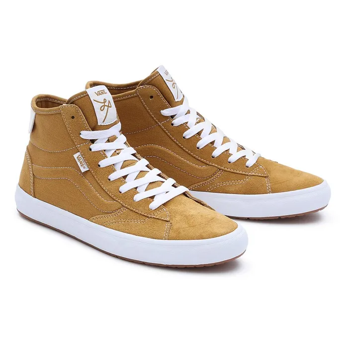Vans HiTop Shoes Women The Lizzie Shoes Gold